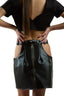 Black Knight Leather Mini Skirt