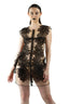 Angel Trumpet Lace Mini Dress