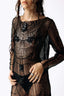 Morta Beaded Cross Fringe Dress