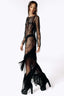 Morta Beaded Cross Fringe Dress