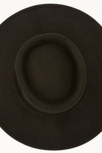 Black Gothic Flat Brim Hat