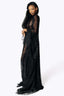 Azrael Black Beaded Bat Wing Dress
