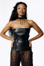 Hel Full Bodice Cactus Leather Corset Belt