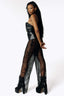 Harvestman Beaded Wide Leg Sheer Pants