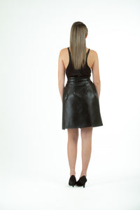 Bloodroot Leather Skirt