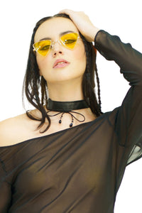 Scorned Cactus Leather Choker