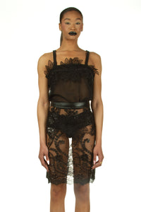 Belladona Lace Pencil Skirt