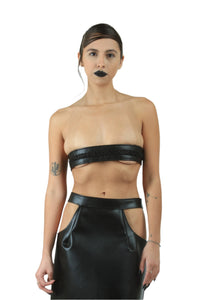 Dicentra Leather Bralette