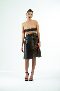 Bloodroot Leather Skirt