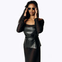 Samhanach Sheer Chiffon Gown