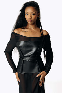 Samhanach Sheer Chiffon Gown
