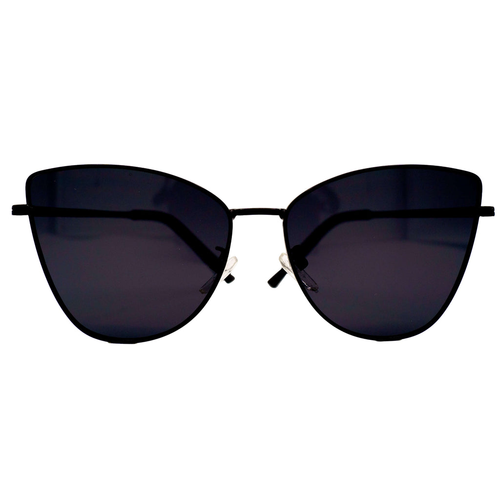 Black Venin Cat Eye sunglasses on from SCATHED's Fall Winter 2025 Reaper collection.