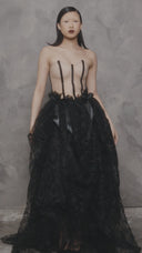 Shadow Queen Corset Ball Gown
