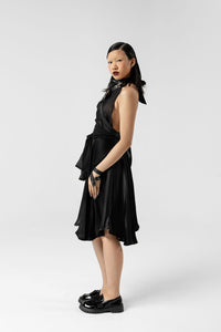 Etherial Descent Chiffon Halter Top