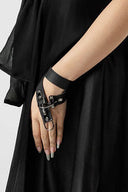 Cactus Leather Aviation Hook Choker and Bracelet