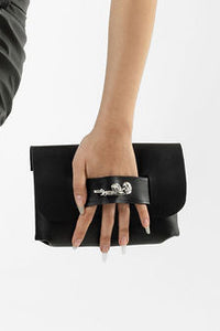 Taken Below Cactus Leather Clutch