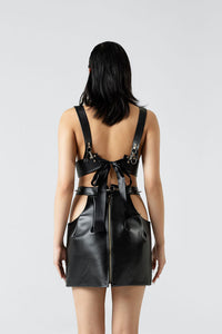 Trinity Cactus Leather Harness Bralette