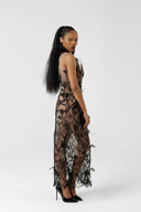 Nyx Floral Lace Illusion Dress