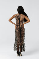 Nyx Floral Lace Illusion Dress