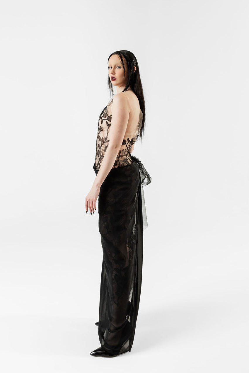 Persephone Floral Lace Gown