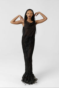 Moonlit Garden Lace Maxi Dress