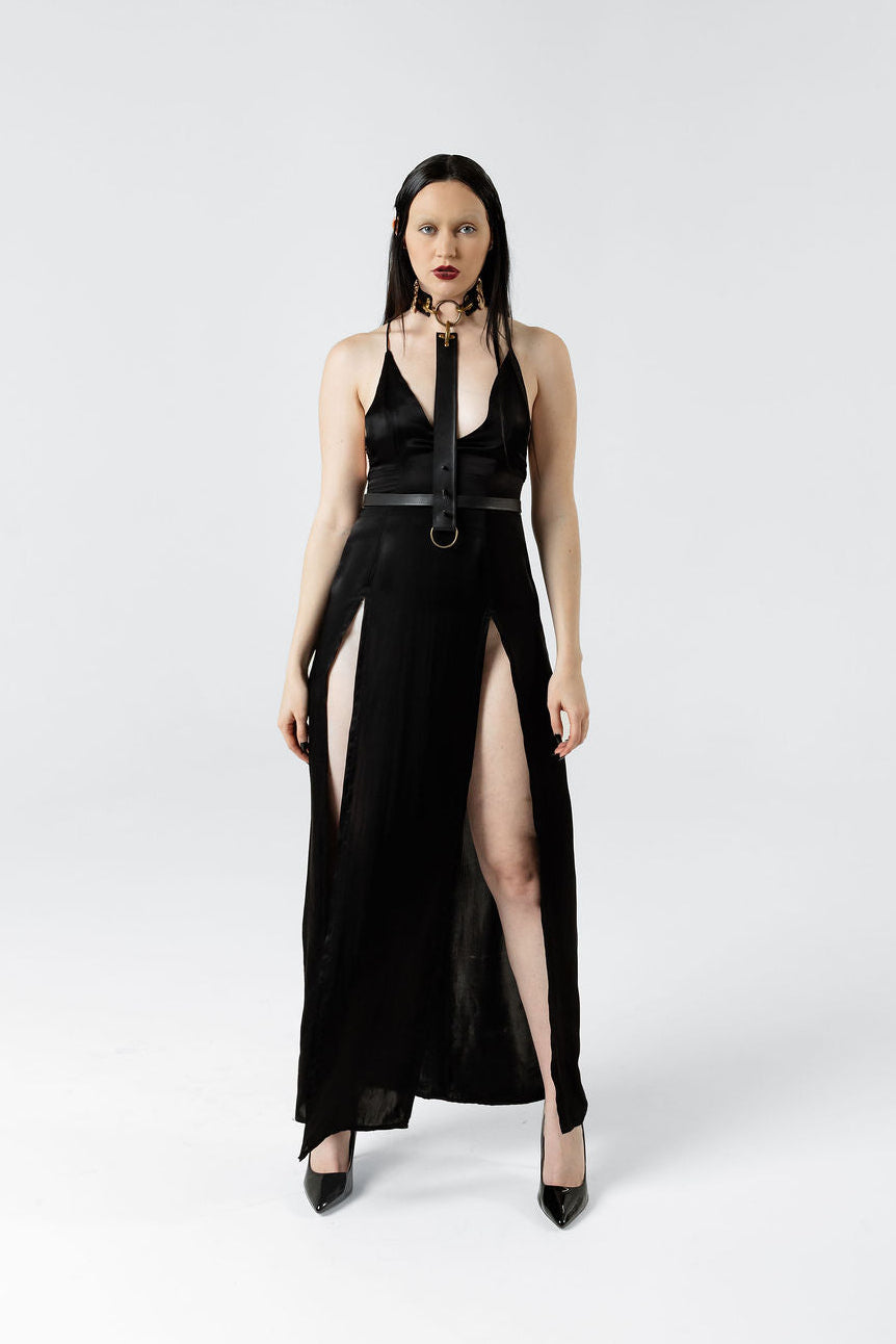 Afterlight Satin Maxi Dress