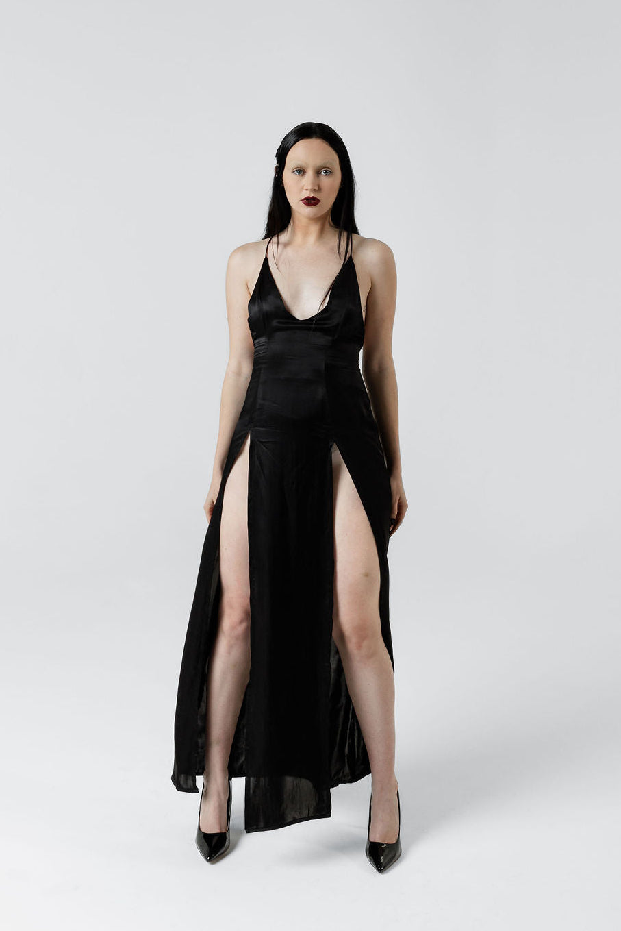 Afterlight Satin Maxi Dress