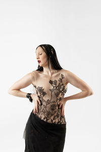 Persephone Floral Lace Gown