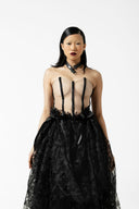 Shadow Queen Corset Ball Gown