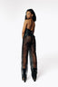 Harvestman Beaded Wide Leg Sheer Pants