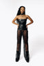 Harvestman Beaded Wide Leg Sheer Pants
