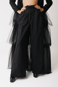 Wide-Leg Bamboo Cotton Trousers