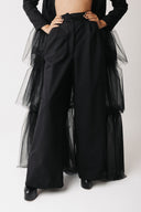 Wide-Leg Bamboo Cotton Trousers