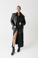 Cactus Leather Bomber Jacket
