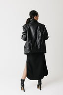 Cactus Leather Bomber Jacket