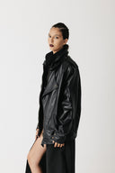 Cactus Leather Bomber Jacket